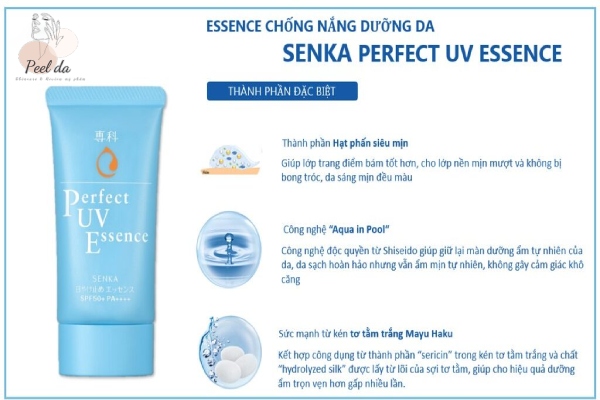 Review kem chống nắng Senka Essence