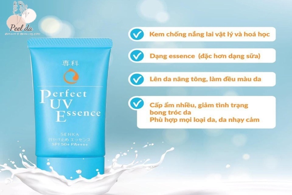 Một vài công dụng của kem chống nắng Senka Essence