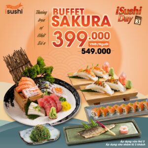 Buffet Sushi Hà Nội - Isushi Nguyễn Chí Thanh