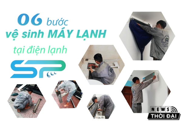 Quy trình vệ sinh máy lạnh của Điện lạnh Sapa