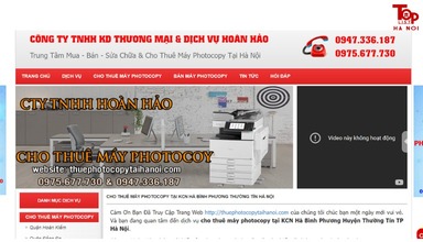 Trang wed của công ty Hoàn hảo