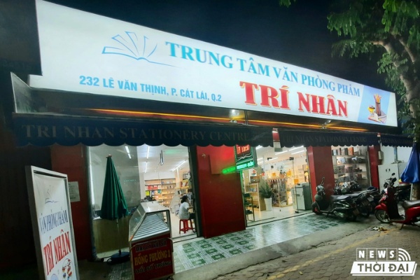 Cửa hàng văn phòng phẩm Trí Nhân