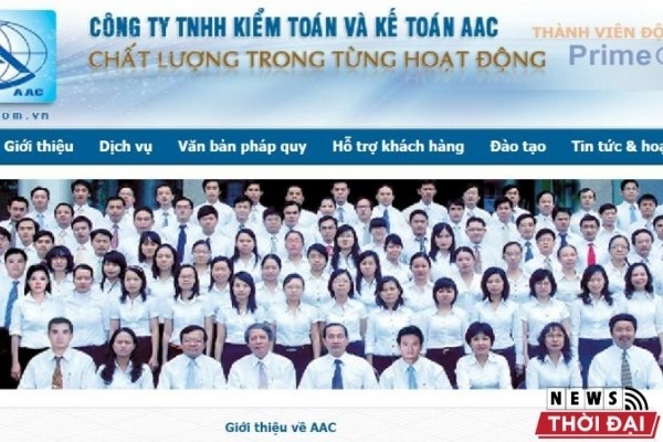 Website chính thức của Công ty AAC