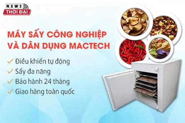 MacTech sử dụng kỹ thuật vào dịch vụ sấy khô thực phẩm TPHCM