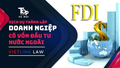 Dịch vụ thành lập doanh nghiệp có vốn đầu tư nước ngoài Vietlink Law