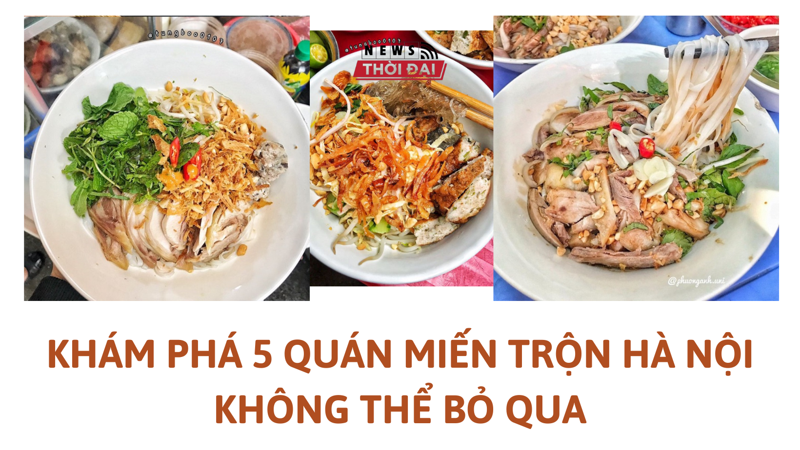 KHÁM PHÁ 5 QUÁN MIẾN TRỘN HÀ NỘI KHÔNG THỂ BỎ QUA