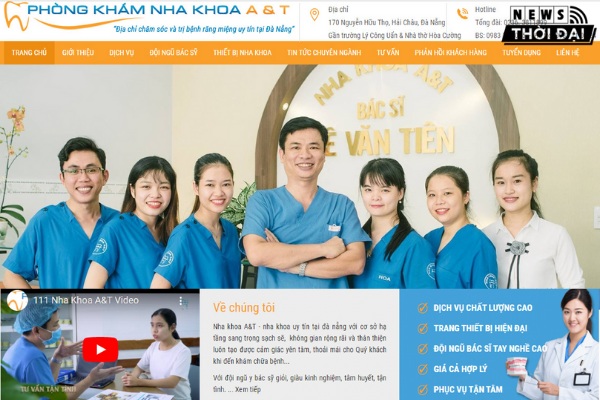 Website của Nha Khoa A&T