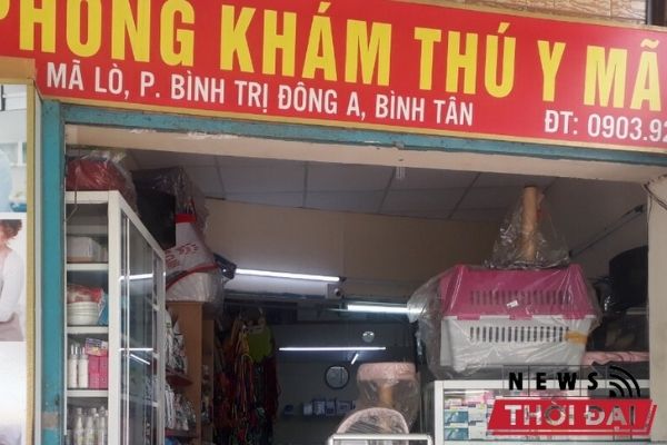 Phòng khám Thú y quận Bình Tân - Mã Lò