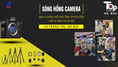 Sông Hồng Camera có hơn 15 năm kinh nghiệm trên thị trường máy ảnh và phụ kiện