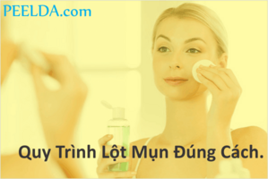 Quy trình lột mụn đúng cách