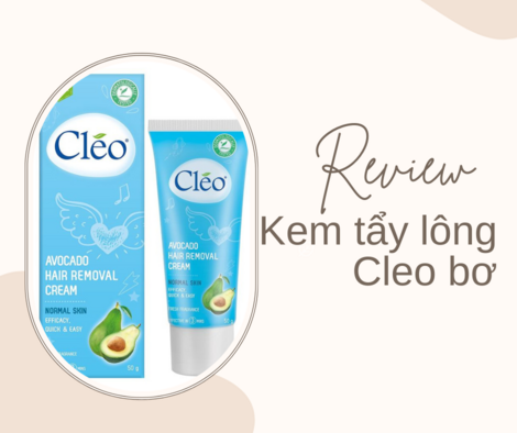 Review Kem tẩy lông Cleo bơ