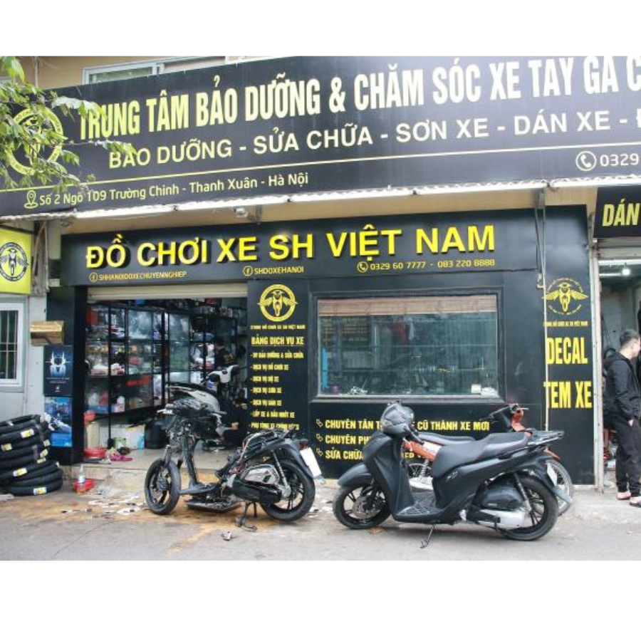 sơn xe máy hà nội