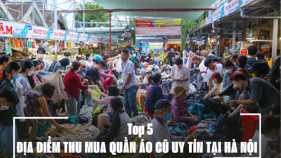 TOP 5 ĐỊA ĐIỂM THU MUA QUẦN ÁO CŨ UY TÍN TẠI HÀ NỘI