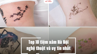 Top 10 tiệm xăm Hà Nội nghệ thuật và uy tín nhất