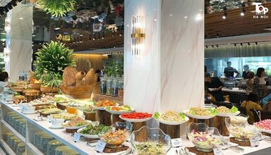 Món ăn ở SET Buffet Hào Nam rất đa dạng