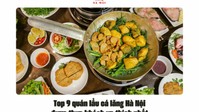 Top 9 quán lẩu cá lăng Hà Nội được thực khách ưa thích nhất