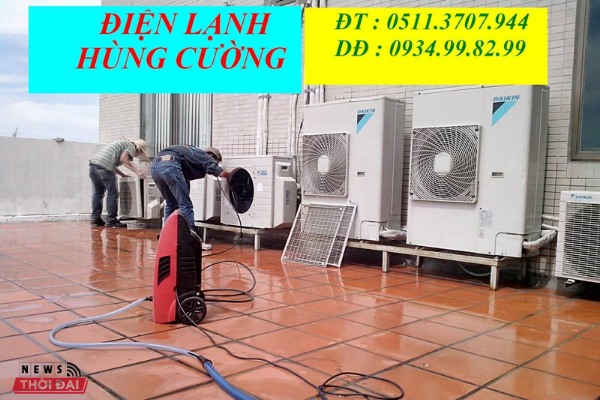 Dịch vụ vệ sinh máy lạnh Gò Vấp ở Hùng Cường