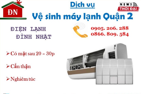 Dịch vụ vệ sinh máy lạnh của Đình Nhật