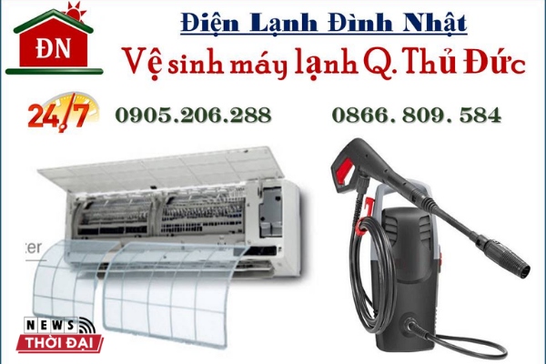 vệ sinh máy lạnh Thủ Đức của Đình Nhật