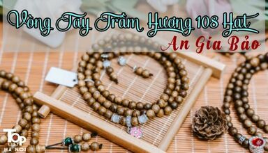 Vòng tay trầm hương 108 hạt giá rẻ An Gia Bảo